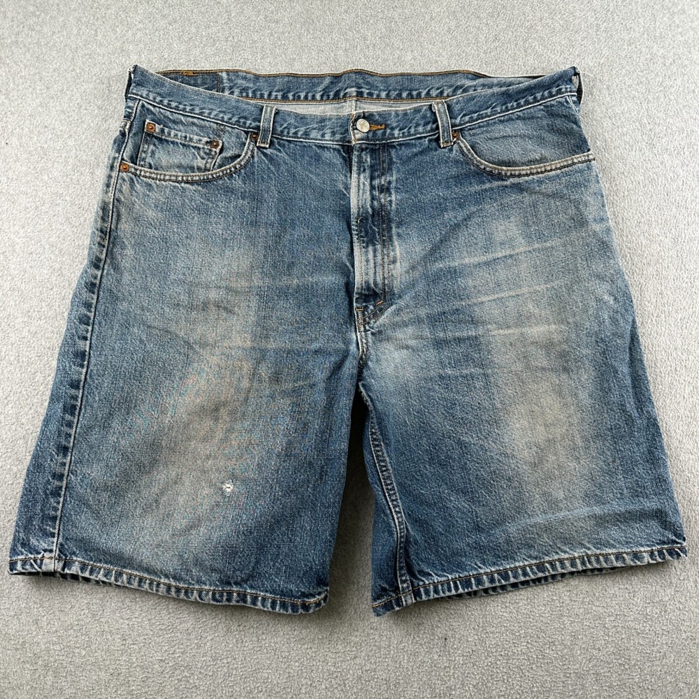 Levi's Denim Shorts‎ Mens 42 Blue 550 Relaxed Fit Cotton Jean Shorts 355502114